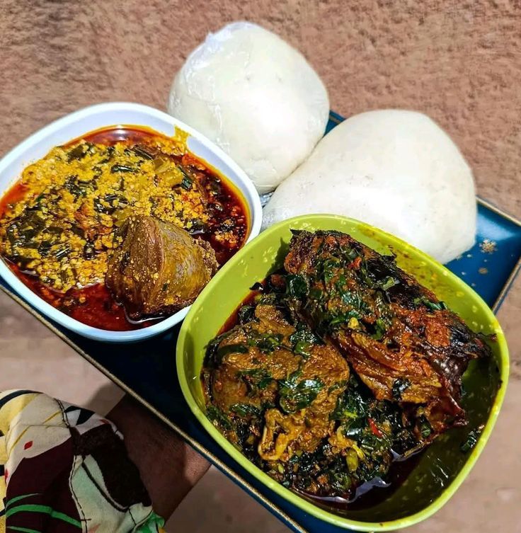 Swallow (Semo) & Egusi Soup